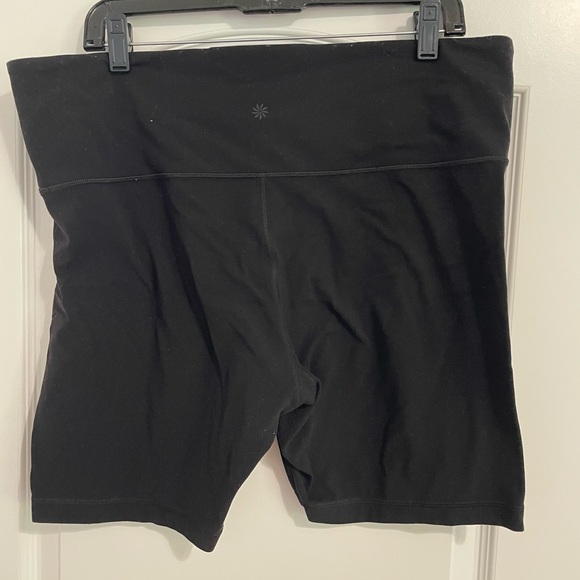 Athleta Women's Black Bike Shorts - Picture 2 of 4